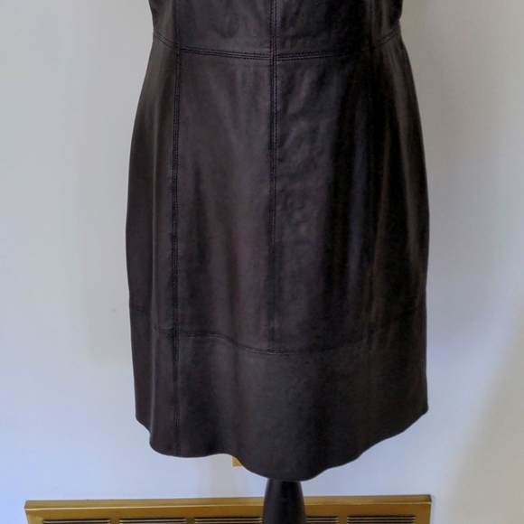 Halogen Leather dress - Picture 7 of 11